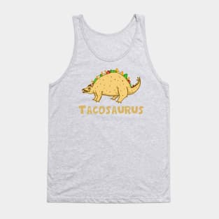 Tacosaurus Cute Dinosaur Tank Top